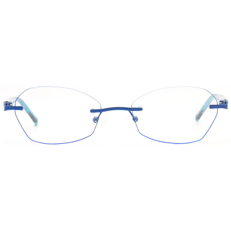 Dachuan Optical DRM368018 China Supplier Rimless Metal Reading Glasses With Special shape (6)